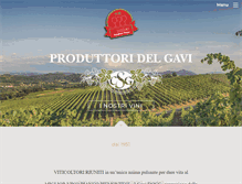 Tablet Screenshot of produttoridelgavi.com